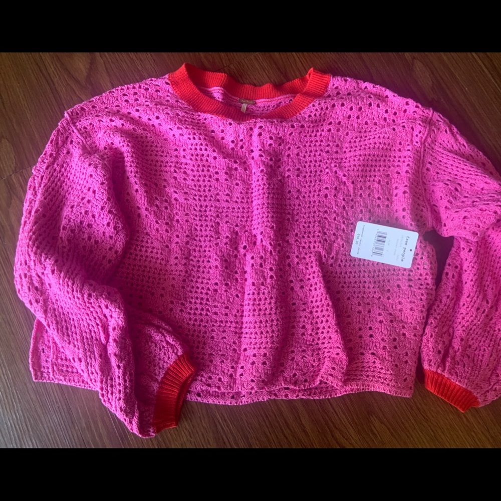 Free People Cropped Sweater